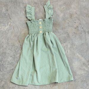 Kids Sea Foam Green Dress - Size 5-6